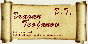 Dragan Teofanov vizit kartica